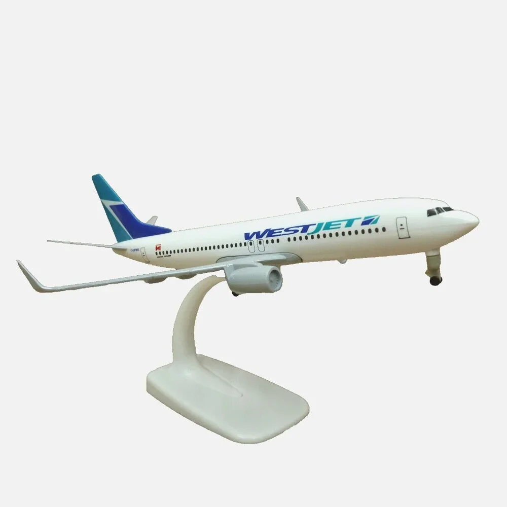 Boeing 737-800 (737) WestJet Airlines 1/300 Scale Diecast Model